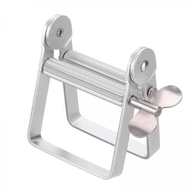 Exprimidor de pasta de dientes,Rodillos exprimidores de pasta de dientes Organizador de baño,Tubos de pasta de dientes de metal Soporte para asiento de escurridor,Exprimidor de pasta de