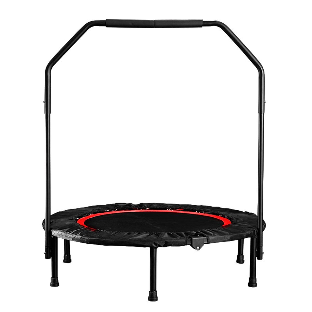 folding trampoline with handle