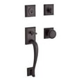 thumbnail image 2 of Baldwin Napa Single Cylinder Handleset with Round Door Knob and Traditional Square Rose with Smartkey, 2 of 2
