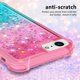 thumbnail image 3 of Funda para iPhone 8/iPhone 7 Transparente con Brillos Carcasa Protectora Antigolpes con Glitter Brillante, 3 of 5