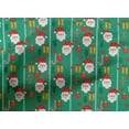thumbnail image 4 of oneOone Cotton Cambric Green Fabric Merry Christmas Sewing Craft Projects Fabric Prints By Yard 42 Inch Wide-5T9, 4 of 4