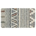 thumbnail image 1 of Farmhouse-Style Absorbent Boho Small Rug - 30x17 Non-Slip Black/White Geometric Throw Rug Door Mat for Living Room Bedroom Kitchen or Entryway, 1 of 6