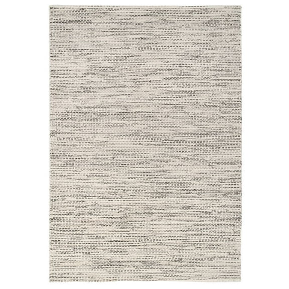 Kukoon Cream Patterned Washable Retro Home Rug