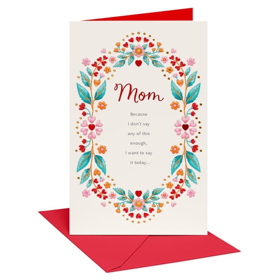 American Greetings Valentine's Day Card for Mom (Heartfelt Sentiments)
