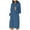 Blue #1, variant on pstuiky Dresses for Women, Women's Solid Color Hooded Dress Hoodie Long Hooded Dress Sweatshirt Dress with Pockets