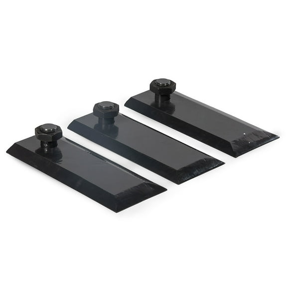 Titan Attachments Replacement Blades for Standard Series Skid Steer Brush Cutter Attachment, Set of 3 Blades