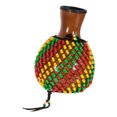 thumbnail image 2 of Fiberglass Shekere Gourd Color with Rasta Beads, 2 of 5
