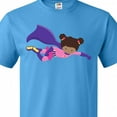 thumbnail image 4 of Inktastic African American Girl, Cape, Superhero Girl T-Shirt, 4 of 5