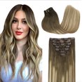 thumbnail image 1 of Extensiones de cabello GOO GOO, cabello humano real, 26 pulgadas, 180 g, 7 unidades, 1 of 9