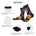 thumbnail image 4 of Pofeuu Playful Ghosts Night Sky Print Crew Socks, Adult Running Hiking Socks for Youth and Adult, 4 of 7