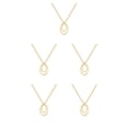 thumbnail image 1 of Qarigey Collar de cadena de moda exquisito círculo universal joyería de moda colgantes colgantes gargantillas collares largos para mujeres Type2 NO2, 1 of 6