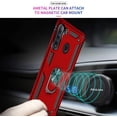 thumbnail image 6 of Samsung A21 Phone Case, Galaxy A21 Phone Case with Screen Protector, Military Grade Protective Cases with Ring for Samsung Galaxy A21 (Red), 6 of 12