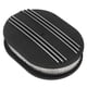 thumbnail image 1 of Filtro de aire ovalado limpiador de aire Filtración potente profesional precisa Aleación de aluminio negra para ANGGREK Otros, 1 of 8