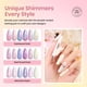 thumbnail image 4 of Esmalte de uñas en gel Beetles Pearl, 6 colores brillantes, 7,5 ml, diseño de sirena, 4 of 8