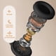 thumbnail image 5 of Auriculares Bluetooth Cabeza Inalámbrica Montada Auriculares Bluetooth Reducción de Ruido de Sonido Hifi Llamada Clara Bluetooth 5.3 Auriculares Inalámbricos Plegables Flexibles, 5 of 8