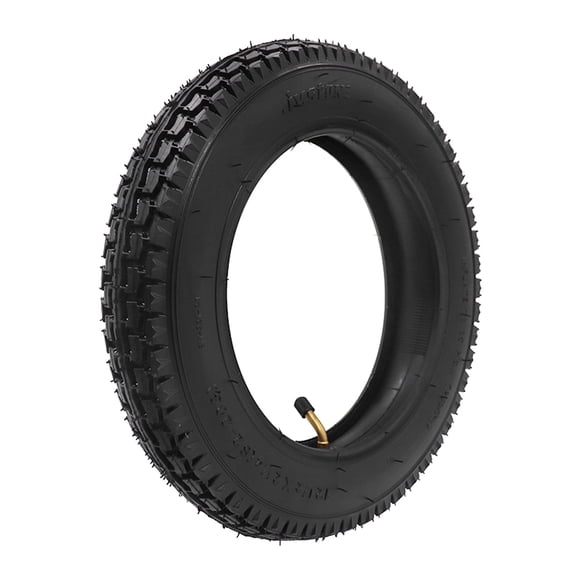 12-1/2 x2-1/4 12.5x2.25 Tire & Inner Tube Set with Angled Valve Stem For Electric Scooters Razor Pocket Mod, Currie, Schwinn, GT, IZIP, eZip