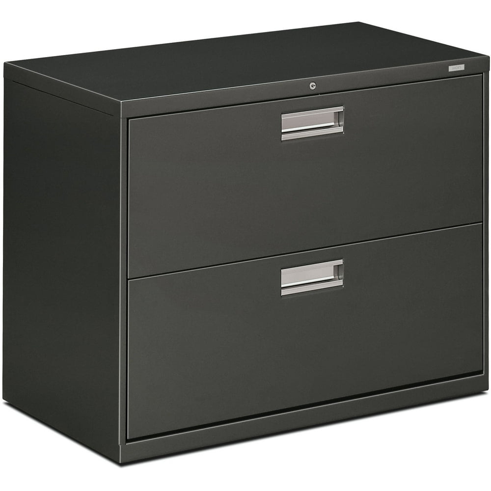 HON 2 Drawers Lateral Lockable Filing Charcoal