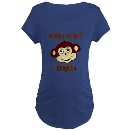 

CafePress - Monkey Maternity Maternity T Shirt - Maternity Dark T-Shirt