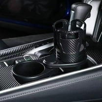 Tgbvmt Car Mounted Water Cup Holder, Multifunctional Rotating Center Console Beverage Storage, Split Two Cup Holder for Cars, Trucks, SUVs for Convenient Storage, Travel Gift