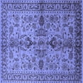 thumbnail image 1 of Ahgly Company Indoor Square Oriental Blue Industrial Area Rugs, 6' Square, 1 of 4