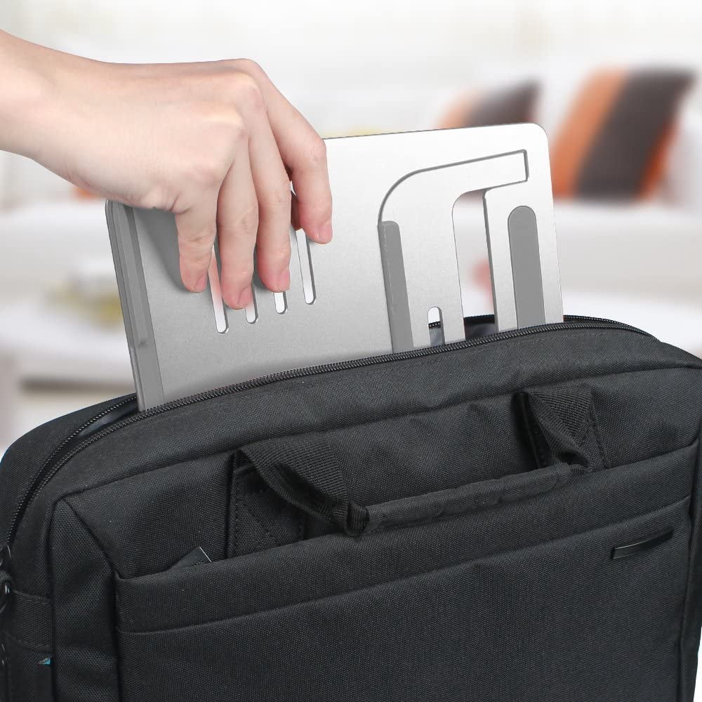 Fintie Aluminum Portable Laptop Stand for MacBook/iPad Pro/Samsung/RCA/Lenovo/Tablet/Notebook 9-17" Holder