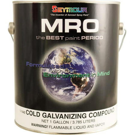 Seymour of Sycamore 1-1445 1 gal Mro Industrial Coatings Enamel Paint, Cold (Best Cold Galvanizing Paint)