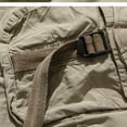 thumbnail image 5 of Men's Casual Pure Color Outdoors Pocket Beach Work Trouser Cargo Shorts Pant Dressy Basic Men's Sports Shorts, 5 of 5
