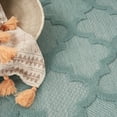 thumbnail image 5 of Nourison Easy Care Indoor/Outdoor Aqua/Teal 4' x 6' Area Rug, (4x6), 5 of 10