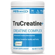TruCreatine+ Powder – Creapure Micronized Creatine Monohydrate, Unflavored, Third-Party Tested