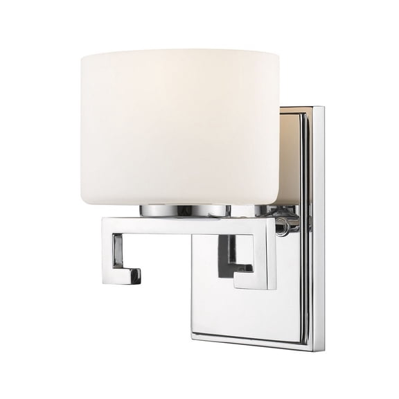 8W 1 Led Vanity Light Fixture in Fusion Style 6.75 inches Wide By 8.13 inches High-Chrome Finish Bailey Street Home 372-Bel-2750692