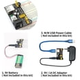 thumbnail image 5 of Makeronics 1660 Tie-Points Solderless Breadboard+Electronics Fun Kit |140 PCS U-Shape Jumpers |65 PCS Wires | Power Supply Module|Precision Potentiometer for Prototyping Circuit/Arduino/Raspberry Pi, 5 of 6