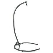 Ulax Furniture Egg Chair Stand Hanging Hammock Swing Chair C-Stand w/Weather-Resistant Finish for Indoor or Outdoor Use