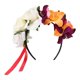 thumbnail image 1 of Women Flower Headband Orchid Rose Crown Hair Wreath Festival Headband, 1 of 4