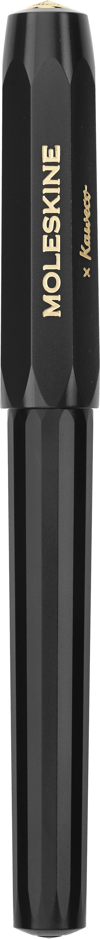 Moleskine Kaweco Fountain Pen, Black, Medium Nib, Blue Ink