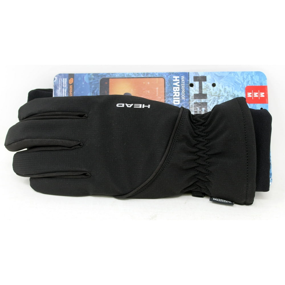 HEAD Head Waterproof Hybrid Gloves Medium Black 1 Count