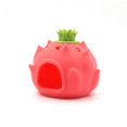 thumbnail image 2 of Dragon Fruit Cave with Hollow Hideout, 1 Piece, Pink Resin Fish Tank Decoration for Betta Fish and Shrimp, 2 of 9