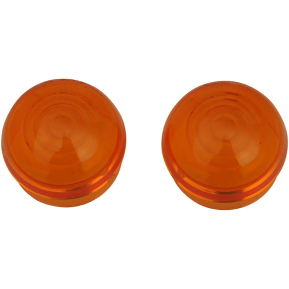 Drag Specialties Chrome Marker Light Replacement Lens Amber (DS-282045)