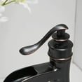 thumbnail image 4 of Bathroom Sink Faucet Oil Rubbed Single Handle 1 Hole Basin Vanity Mixer w/Drain, 4 of 6
