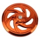 thumbnail image 2 of Cubierta del ventilador de refrigeración del motor de la motocicleta, decoración, regalo, accesorios de fácil instalación Naranja, 2 of 8