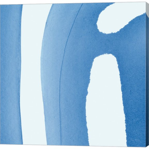 Great Art Now Batik Blue IV by Piper Rhue Canvas Wall Art