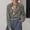 *Multicolor, variant on ClodeEU Women's Shirt ,Fashionable Printed Elegant, Lapel Casual Long Sleeved Shirts Multicolor,Womens Plus M