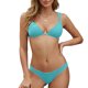 thumbnail image 5 of TaTaai Women's V Neck Bikini Set, Solid Color Two Piece with Adjustable Straps, Fashion Beachwear for Vacation, Pool Activities and Summer Holiday Gift, 5 of 6
