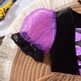 thumbnail image 6 of mgoYE Newborn Baby Girl Halloween Clothes Puff Sleeve Tulle Romper Dress Tutu Skirt Bodysuit Party Outfits, 6 of 8