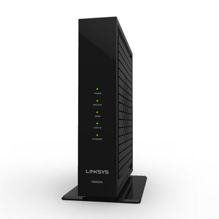 Linksys 24x8 WiFi Cable Modem with Up to 250 Mbps, Black (CM3024)