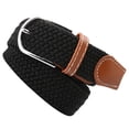 thumbnail image 2 of Deportes Estiramiento de Las Correas Cintura Unisex Casual Lona Hebilla de Cinturón , única Sunnimix Cinturones de lona casuales para hombres, 2 of 5
