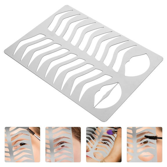 Toyandona Eyebrow Shaper Tool Eyebrow Shaping Mold Stainless Steel 1 Pcs