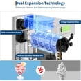 thumbnail image 3 of 2.8-5.3 gal/H Single Flavor Commercial Soft Ice Cream Machine, 1400W Soft Serve Ice Cream Maker with 5" Display, Self-Cleaning, Easy Operate, High Productivity for Home Snack Bar, 115V, 3 of 6