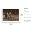 thumbnail image 2 of Hawaiian Hula - Dance To Aina (The Land) - Vintage Sepia Toned Photograph by Alan Houghton c.1960s - Bamboo Fine Art 290gsm Paper (Unframed) 17x22in, 2 of 4