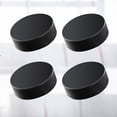 thumbnail image 1 of OULII 4Pcs Solid Black Ice Hockey Pucks Smooth Flat Durable for Consistent Shots and Passes, 1 of 7