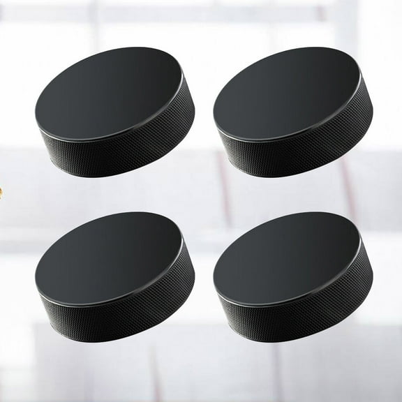FELTECHELECTR Official Hockey Pucks Black Flat for Ice Hockey Training and Professional Game